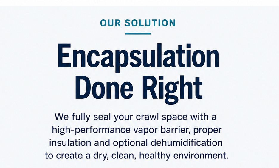 Crawl Space Repair & Encapsulation