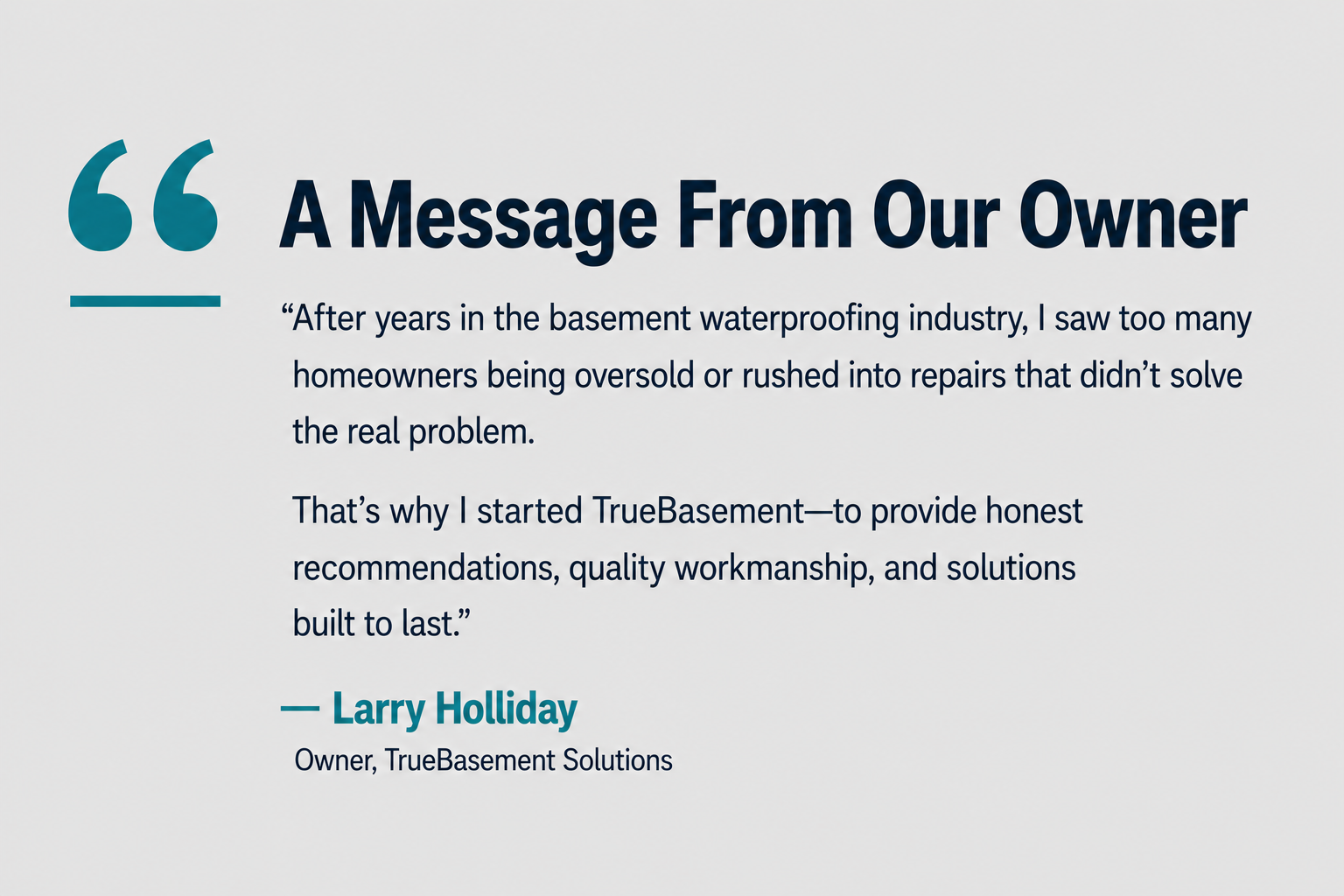 About TrueBasement
