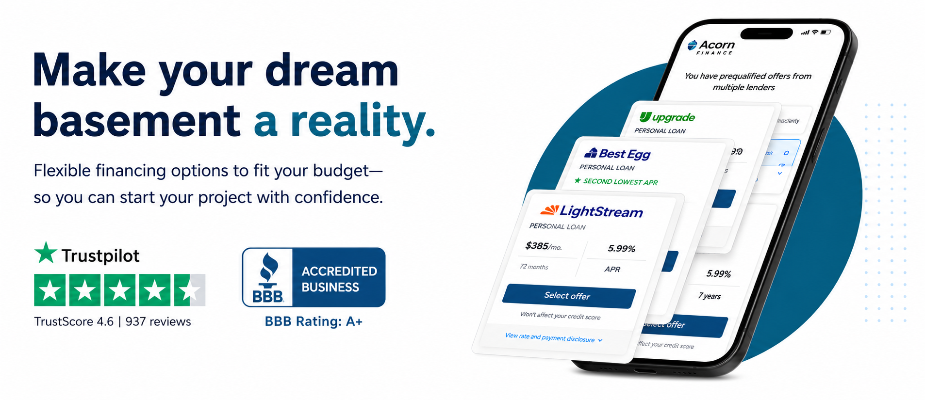 Financing Options | TrueBasement Solutions Financing Options | TrueBasement Solutions