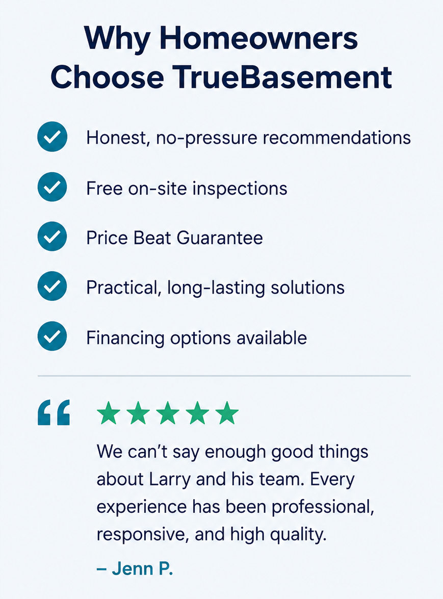 * why homeowners choose truebasement